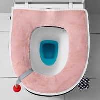 Lève-couvercle de toilette portable et écologique en plastique avec poignée en silicone, logo personnalisé et OEM/ODM disponibles pour usage en salle de bain