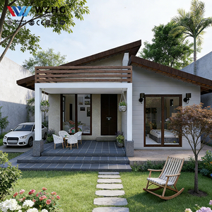 บ้านวิลล่าหรูสไตล์ออสเตรเลียสำเร็จรูปโครงสร้างเหล็กเบาแบบสำเร็จรูปพร้อมโครงเหล็กสำหรับบ้านพักสำหรับผู้สูงอายุ - Product Image 1