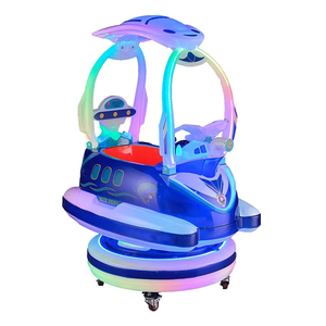 Consola de juegos para niños al por mayor, coche Mecedor eléctrico giratorio que funciona con monedas para niños - Product Image 2