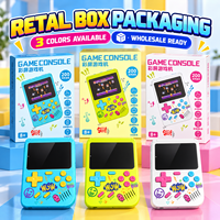 Console de jeu portable avec écran couleur de 2,6 pouces, rechargeable par USB, mini lecteur de jeux vidéo rétro pour enfants, cadeaux