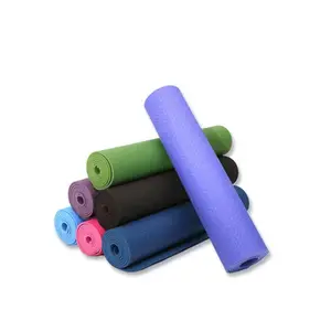 Tpe Yoga matten Yoga Sport Gym Yoga matt Anti Slip 6mm 8mm Benutzer definiertes Logo UV-Druck Umwelt freundliche Doppels chicht Tpe Yoga Mat