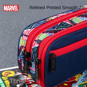 2025 Offre Spéciale Junior Lycéens Double Couche Crayon Sac Grande Capacité Tissu Papeterie Boîte Dessin Animé Conception Crayon Boîte - Product Image 6