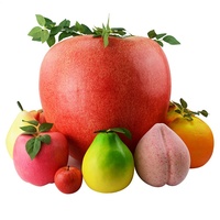 Fabrieksdirecte levering realistische levensechte fruitmodellen grote decoratieve buitenappels perziken ananas LDPE handgemaakt beschikbaar