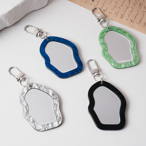 <b>Mirror</b> Bag Pendant Plastic <b>Acrylic</b> Eco-friendly Hanging Bag Keychain for Girl Makeup & Cosmetic <b>Mirror</b> Backpack Keychain Pendant - Product Image 4