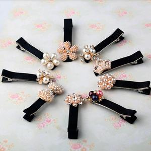 Corea las mujeres perla diamante abeja corona mariposa Camelia Clips <span class=keywords><strong>de</strong></span> pelo <span class=keywords><strong>de</strong></span> seda rosa <span class=keywords><strong>de</strong></span> pelo <span class=keywords><strong>de</strong></span> flores para las niñas accesorios para el cabello - Product Image 2