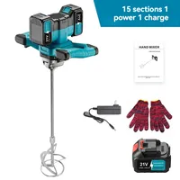 Mélangeur de mortier électrique rechargeable de qualité industrielle pour poudre de mastic