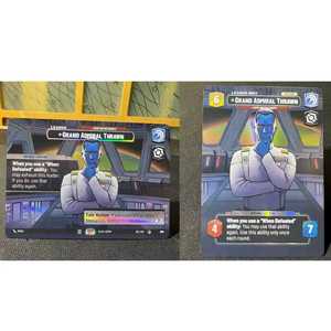 Admiral Poe Boba Fett Darth Wedge Ant Lando Cal Solo Jump Lightspeed (JTL) Tarjeta <span class=keywords><strong>de</strong></span> Papel Ecológica Personalizada Lavable para Exhibición - Product Image 4