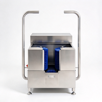 Machine de nettoyage de bottes électrique industrielle en acier inoxydable robuste pour l'élimination de l'huile et de la graisse, idéale pour la transformation alimentaire