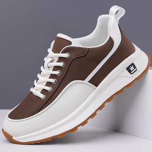 Zapatos Deportivos para Hombre, Ligeros, Antideslizantes, con Amortiguación, a la Moda, con Cordones y Cierre Deslizante, Punta Cerrada, para Todas las Temporadas - Product Image 1