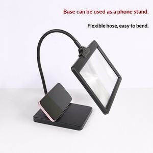 Support <span class=keywords><strong>de</strong></span> téléphone portable/lunette <span class=keywords><strong>de</strong></span> <span class=keywords><strong>lecture</strong></span> multifonctionnelle, <span class=keywords><strong>loupe</strong></span> <span class=keywords><strong>de</strong></span> bureau Fresnel détachable, portable, 185x115mm F8910T - Product Image 6