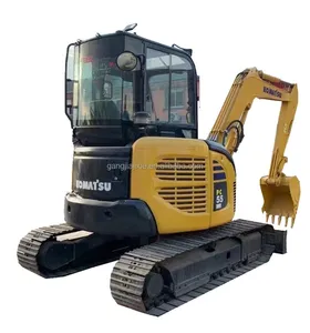 Home small digger PC55MR second-hand mini excavator machine about 5 tons of excavator is very practical
