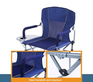 Chaises de <span class=keywords><strong>camping</strong></span> pliantes compactes en aluminium robuste 2025 avec table latérale pour le <span class=keywords><strong>camping</strong></span>, la pelouse et les pique-niques - Product Image 4