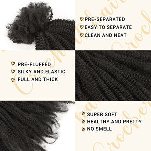 东方时尚合成混合头发合成头发和人发 - Product Image 4