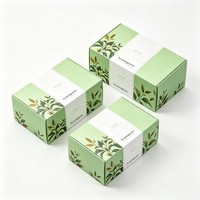 Boîte d'emballage en carton pour thé, impression numérique, emballage naturel, ensemble de thé, boîte en papier pour infusion de café instantané