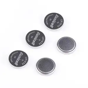 3V Pin Đồng Xu CR1632 5 Thẻ Bọt Bao Bì Nhựa Chìa Khóa Xe Lithium Nút Pin