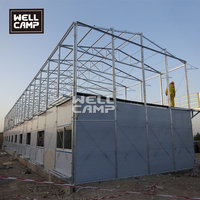 Maison préfabriquée à faible coût, conteneur K, camp de travail, hébergement des travailleurs, dortoir en panneaux sandwich, conception industrielle en Chine