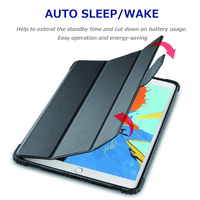 Trifold-Kickstand Slim Hard Shell pour 10.2 pouces Apple Original iPad Antichoc Computer Usage Cover Laptop Bags & Covers