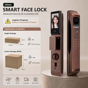 Serrure de porte intelligente WiFi, reconnaissance faciale, empreinte digitale, mot de passe, déverrouillage par carte, serrure de sécurité électronique - Product Image 6