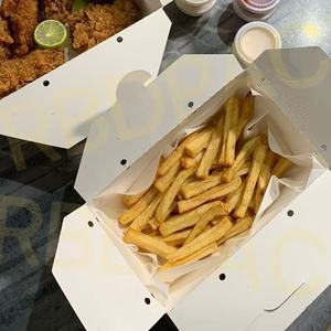 Cajas de hamburguesas personalizadas para llevar, gofres, patatas fritas, <span class=keywords><strong>Bao</strong></span>, bollo, embalaje, cajas de grado alimenticio rápido para arroz frito, pollo, palomitas de maíz - Product Image 6