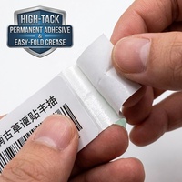 Etiqueta RFID UHF Anti-Metal Tipo Bandera Plegable Flexible para Inventario de Tuberías Metálicas