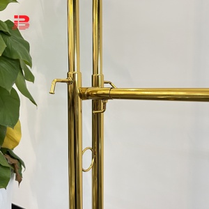 Estante de Metal Dorado Colgante <span class=keywords><strong>para</strong></span> <span class=keywords><strong>Ropa</strong></span> y Exhibición de Prendas - Product Image 5