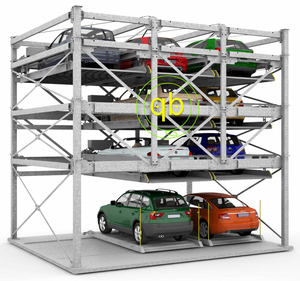 Chứng Nhận Chất Lượng Cao Thông Minh Tự Động Câu Đố 4 Tầng Tháp Xe Dọc Ngang Nhà Để Xe Đa Cấp Thủy Lực Hệ Thống Đỗ Xe - Product Image 5