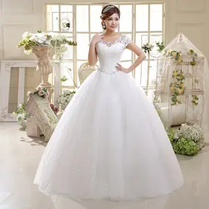 2022 Round Neck Wedding Dress Allurebridals Hand Made Embroidered Wedding Gown Plus Size Dresses Bridal Gowns Wilderly Bride