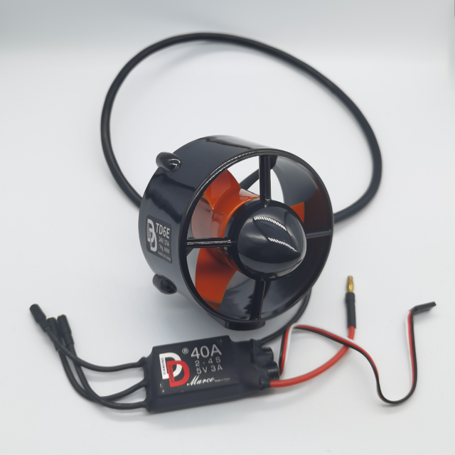 24V 400W Underwater Thruster Motor with ESC, 7kg Thrust, 100m Depth, IP68 BLDC High Torque for ROV RC Boats