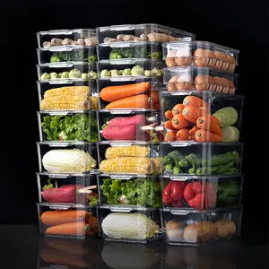Best Price Freezer Organizer Plastic Refrigerator Clear Acrylic Organizers
