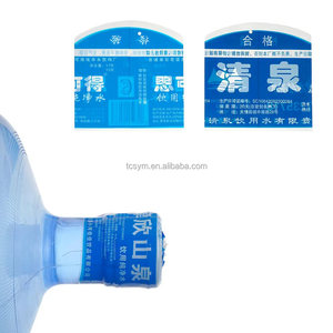 Nhà máy 5 gallon/20L nắp chai nước thu nhỏ nhãn PVC nhiệt thu nhỏ bọc ô con dấu nắp chai an ninh thu nhỏ con dấu - Product Image 1