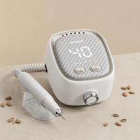Machine à ongles professionnelle 40000 tr/min à couple élevé pour le retrait de gel acrylique, le limage et la manucure, avec affichage numérique clair
