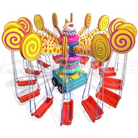 La fête foraine portable monte une remorque de foire montée sur des promenades à sensations fortes chaise volante samba à vendre