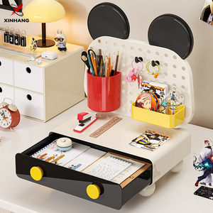 Xinhang haute qualité bureau <span class=keywords><strong>papeterie</strong></span> <span class=keywords><strong>organisateur</strong></span> créatif porte-stylo boîte de rangement polyvalent <span class=keywords><strong>organisateur</strong></span> de bureau avec porte-stylo - Product Image 3