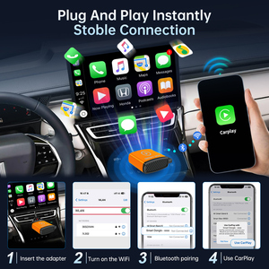 Adaptador Inalámbrico CarPlay Fuallwin OEM Inteligente Super Mini DIY de Fácil Uso con Interfaz de Doble Banda WiFi para Integración de Teléfono Inteligente en el Automóvil - Product Image 6