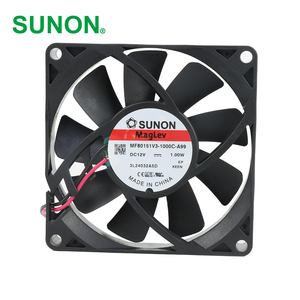 Ventilateur axial de refroidissement pour armoire et onduleur SUNON MF80151V3-1000C-A99, électrique, OEM/ODM, 80x80x15mm, 12VDC, 0.071A, 0.86W, 2800RPM, 30.0CFM - Product Image 1