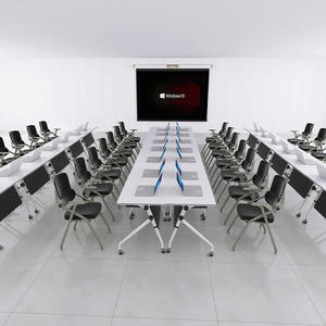 Nouveaux bureaux de conférence debout pliables modernes de luxe pour l'école à domicile appartement hôtel utiliser un matériau en bois durable - Product Image 4