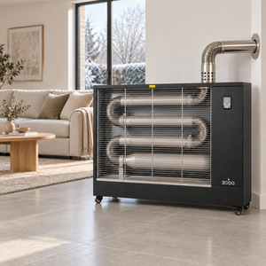 Calentador de aceite de queroseno de combustible diésel para patio infrarrojo de 16kw portátil móvil para interiores - Product Image 3