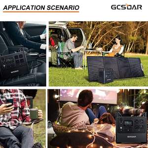 GCSOAR Pantalla LCD multifuncional Control de aplicación inteligente Nivel A Lifepo4 2048wh 3200W Singo3000 Estación de energía solar portátil - Product Image 3