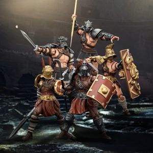 Customizable New <b>PVC</b> Gladiator Heavy Warrior Cartoon Mini Collectible Gift <b>Blind</b> Box Toy with OEM/ODM Service Q Version - Product Image 2