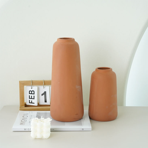 Pot de fleurs vintage en terre cuite, fait main, sculpté à la main, rustique, écologique, pour jardin, balcon, salon, intérieur - Product Image 2