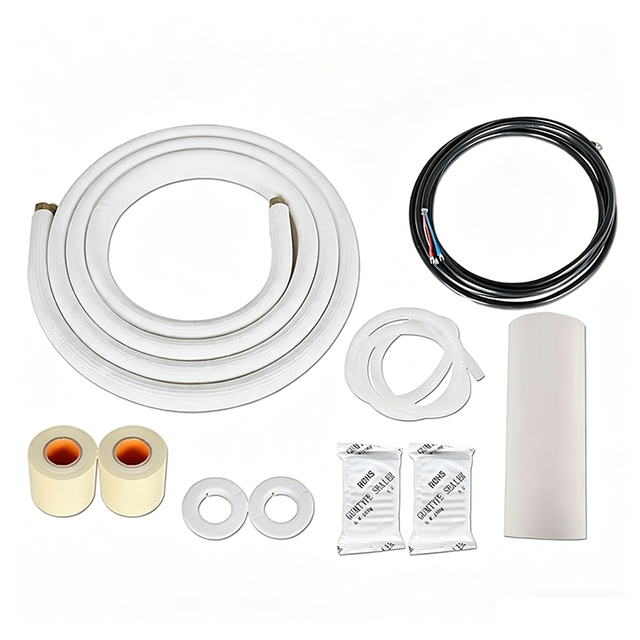 Insulated Connecting Pipe Fitting Kit Air Conditioner Full Installation Set