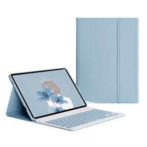 Étui de <span class=keywords><strong>protection</strong></span> pour <span class=keywords><strong>tablette</strong></span> avec clavier en cuir PU souple et coloré 2023 pour <span class=keywords><strong>Lenovo</strong></span> Tab M10 <span class=keywords><strong>Plus</strong></span> 10.3 pouces <span class=keywords><strong>P11</strong></span> Pro P12 - Product Image 1