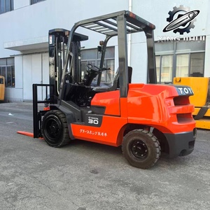 Chariot élévateur TOYOTA 7FD30 3 tonnes d'occasion, importé du Japon, moteur 1DZ-2, machine d'occasion, alimenté au carburant, avec déplacement latéral. - Product Image 6