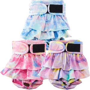Couches lavables réutilisables de qualité supérieure pour chiens de petite taille et chiots – Lot de 3 – Très absorbantes pour l'incontinence et l'apprentissage de la propreté des chiots - Product Image 1