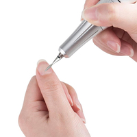 Mata Bor Kuku Bentuk Api Berlian 3/32 Shank Dry Manicure Burr untuk Membersihkan Kuku dan Menghilangkan Kutikula
