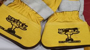 Venta al por mayor baratos guantes de trabajo de cuero de alta resistencia vaca Split construcción seguridad guantes de trabajo para los hombres - Product Image 6