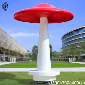 Large Resin <strong>Mushroom</strong> Seat Sculpture Garden <strong>Mushroom</strong> Sculpture <strong>for</strong> Park <strong>Decoration</strong> - Product Image 2