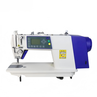 Machine à coudre domestique à plat à grande vitesse contrôlée par ordinateur YS-A91 avec double aiguille et fonctionnement facile