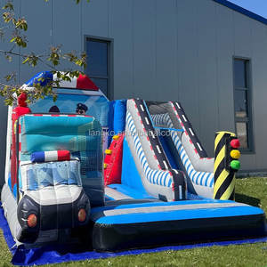 Castillo Inflable Comercial Grande con Tobogán y Zona de Juegos - Product Image 4