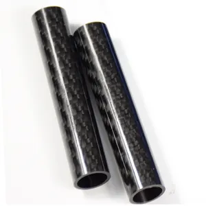3k twill plain factory Carbon fiber19*1600 mm carbon fiber tube making machine